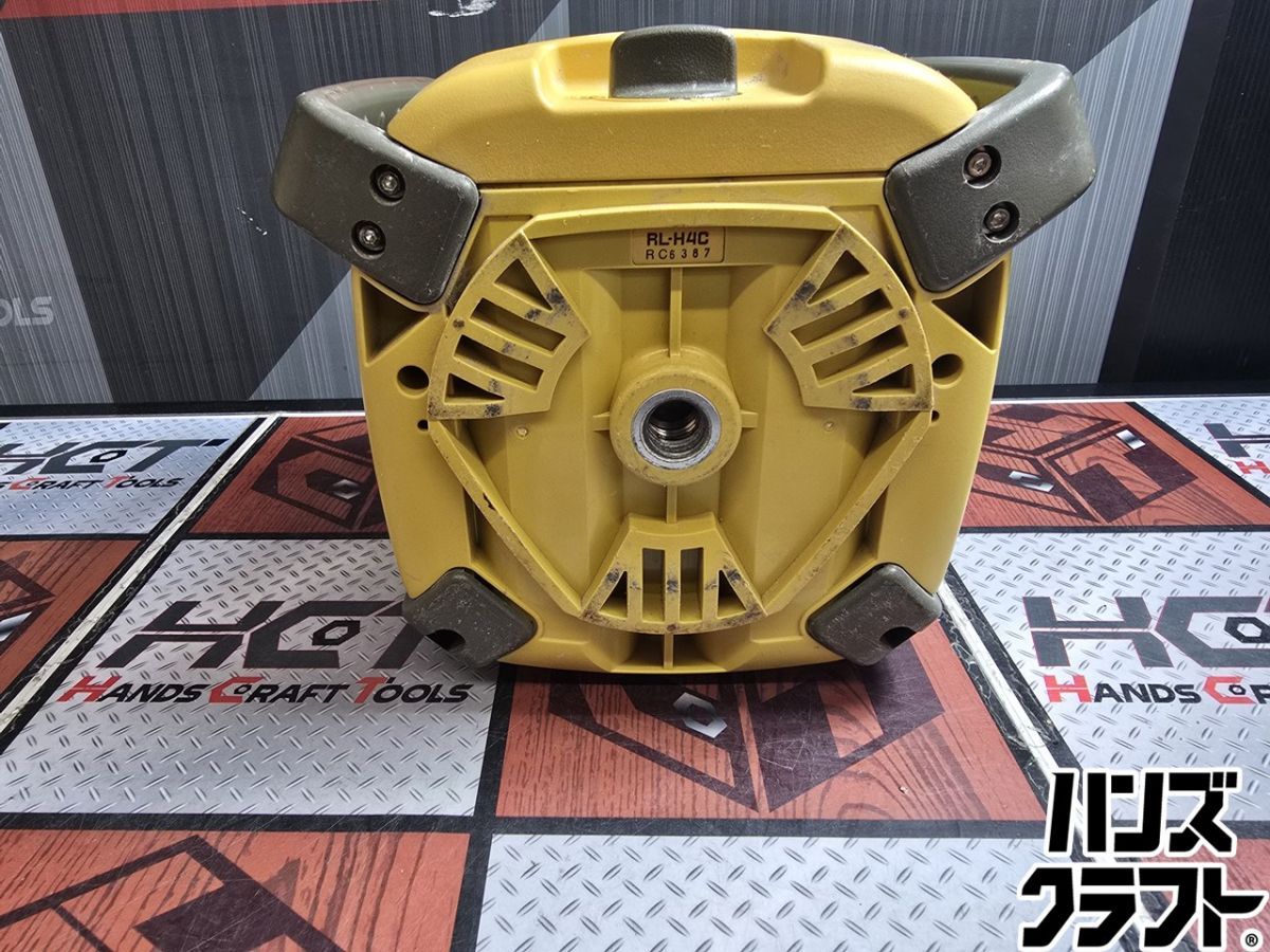 △【中古】【現状品】トプコン 回転レーザー RL-H4C ケース/受光器(LS