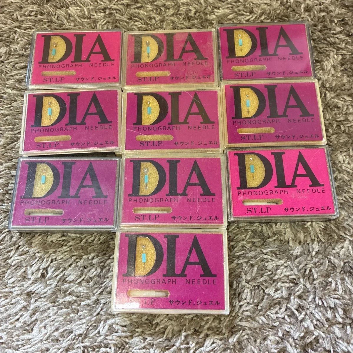 未使用品 DIA PHONOGRAPH NEEDLE ST.LP サウンド・ジュエル　SD-4ST 10個セット