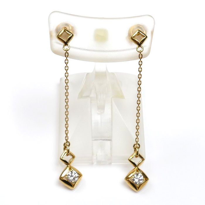 De Beers デビアス K18YG イエローゴールド FOREVER MARK ロング 