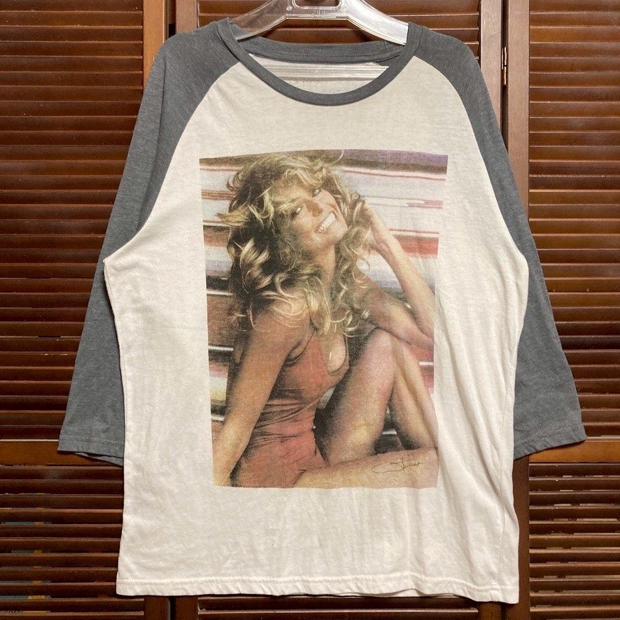 セクシー Tシャツ 長袖 ロンT ファラ フォーセット Farrah Fawcett 