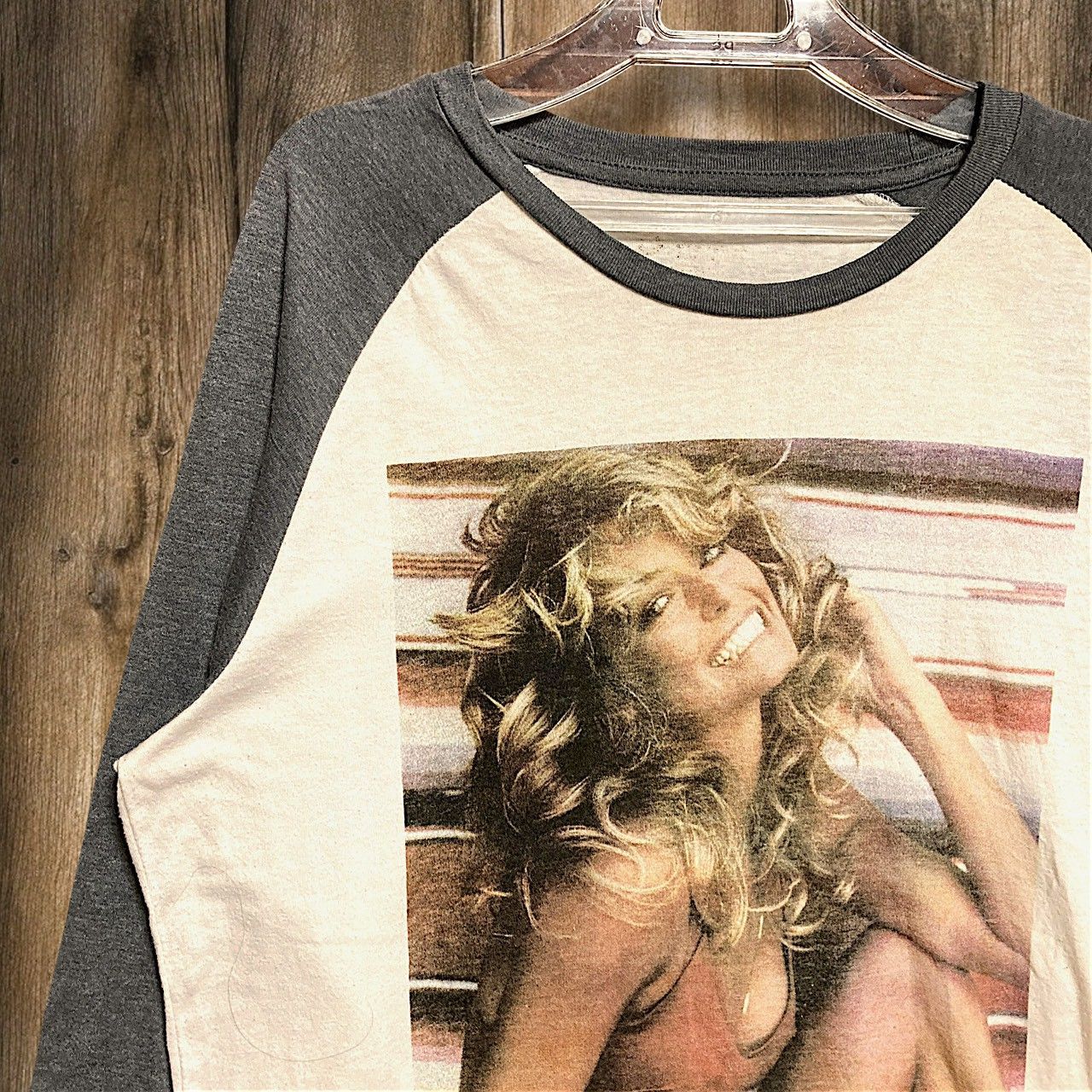 セクシー Tシャツ 長袖 ロンT ファラ フォーセット Farrah Fawcett 