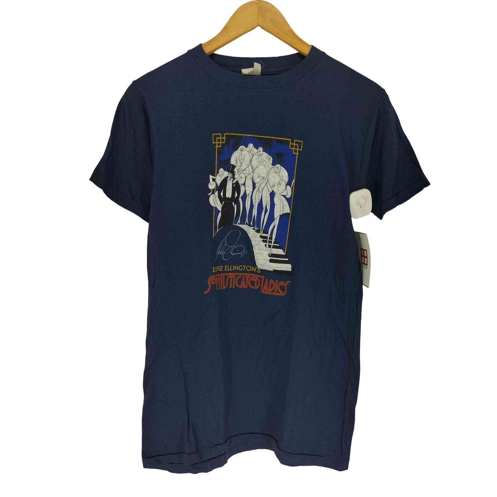 スクリーンスターズ SCREEN STARS 80s USA製 袖裾シングル フロントプリントクルーネックTシャツ メンズ M