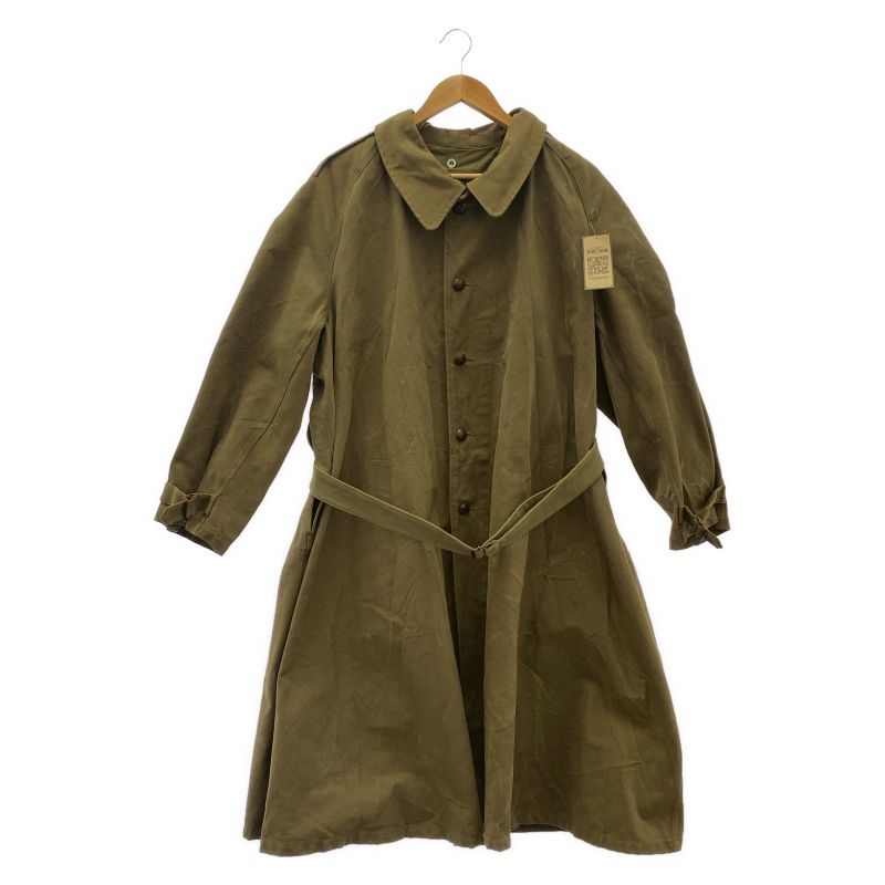 【中古】フランス軍 40-50s M-35 モーターサイクルコート カーキ2[24]