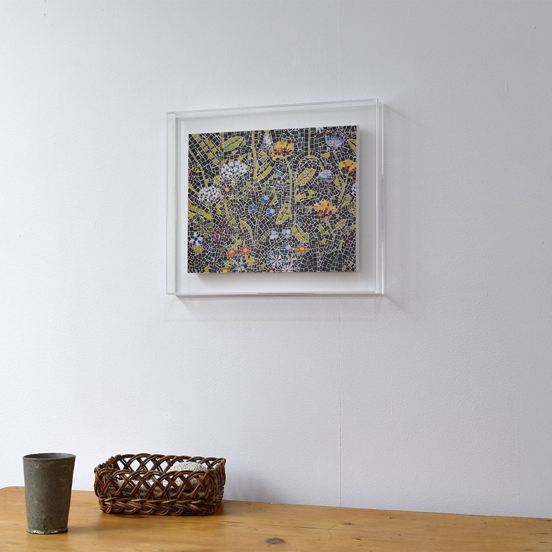 [ Format F8、P8、M8 ] 　【 prèdoux b 】　Un cadre en acrylique transparent où les vis ne sont pas visibles, même vu de côté.