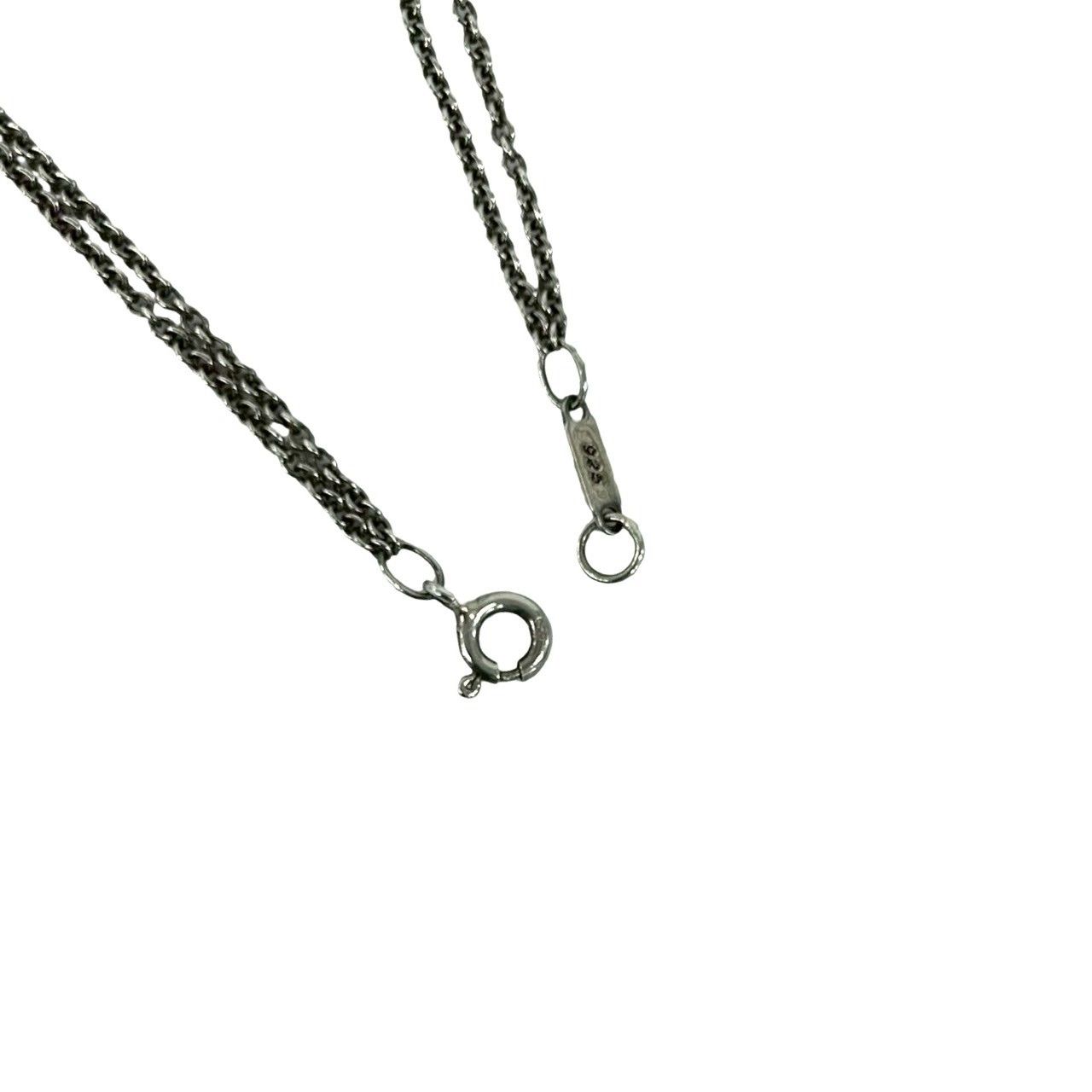極美品】TIFFANY ネックレス インフィニティ シルバー ダブルチェーン 