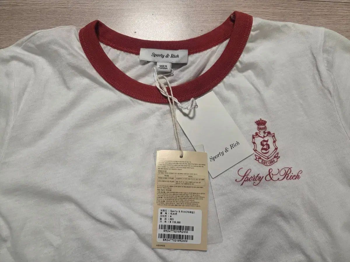 (新品)スポーツ&リー レディース半袖 リンガーTシャツ (Mサイズ) (新品)スポーツ&リー レディース半袖 リンガーTシャツ (Mサイズ)