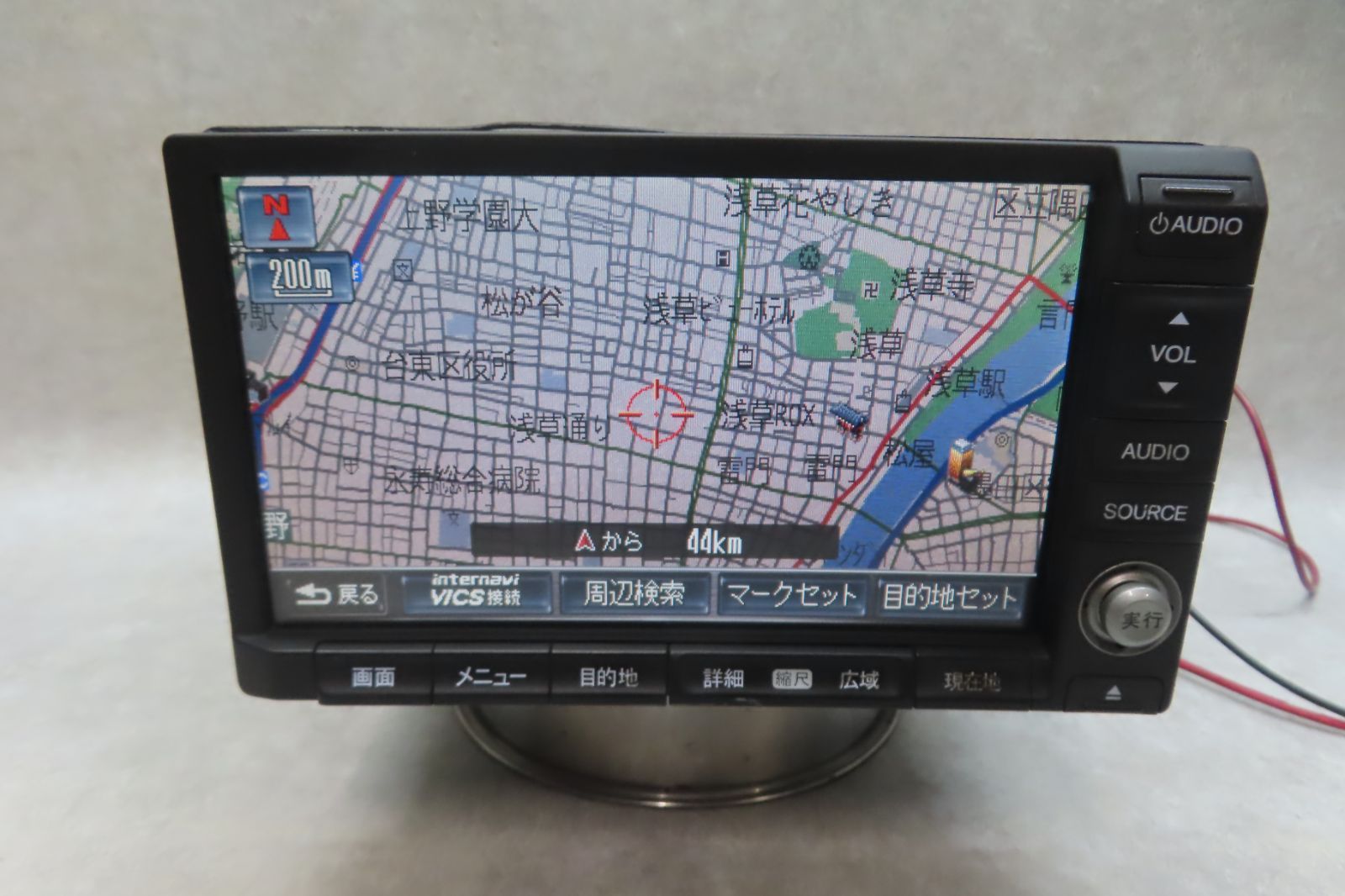 動作保証付★F6736/ホンダ純正 フリード GB3 GB4 GP3　39540-SYY-J04 NH167L　HDDナビ　地図2013年　CD DVD再生OK　本体のみ