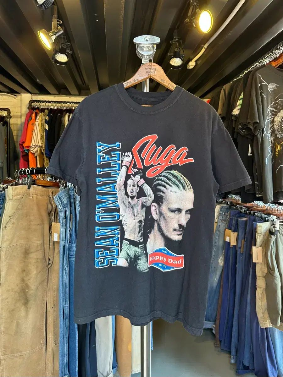 95-100 UFC ショーン・オマリー プリンティング Tシャツ