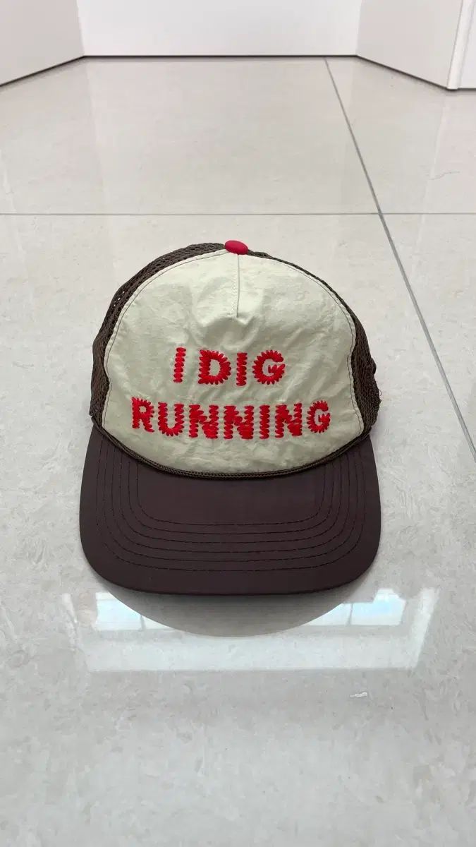 アレックス ジョーノ ランニングキャップ I DIG RUNNING ブラウン