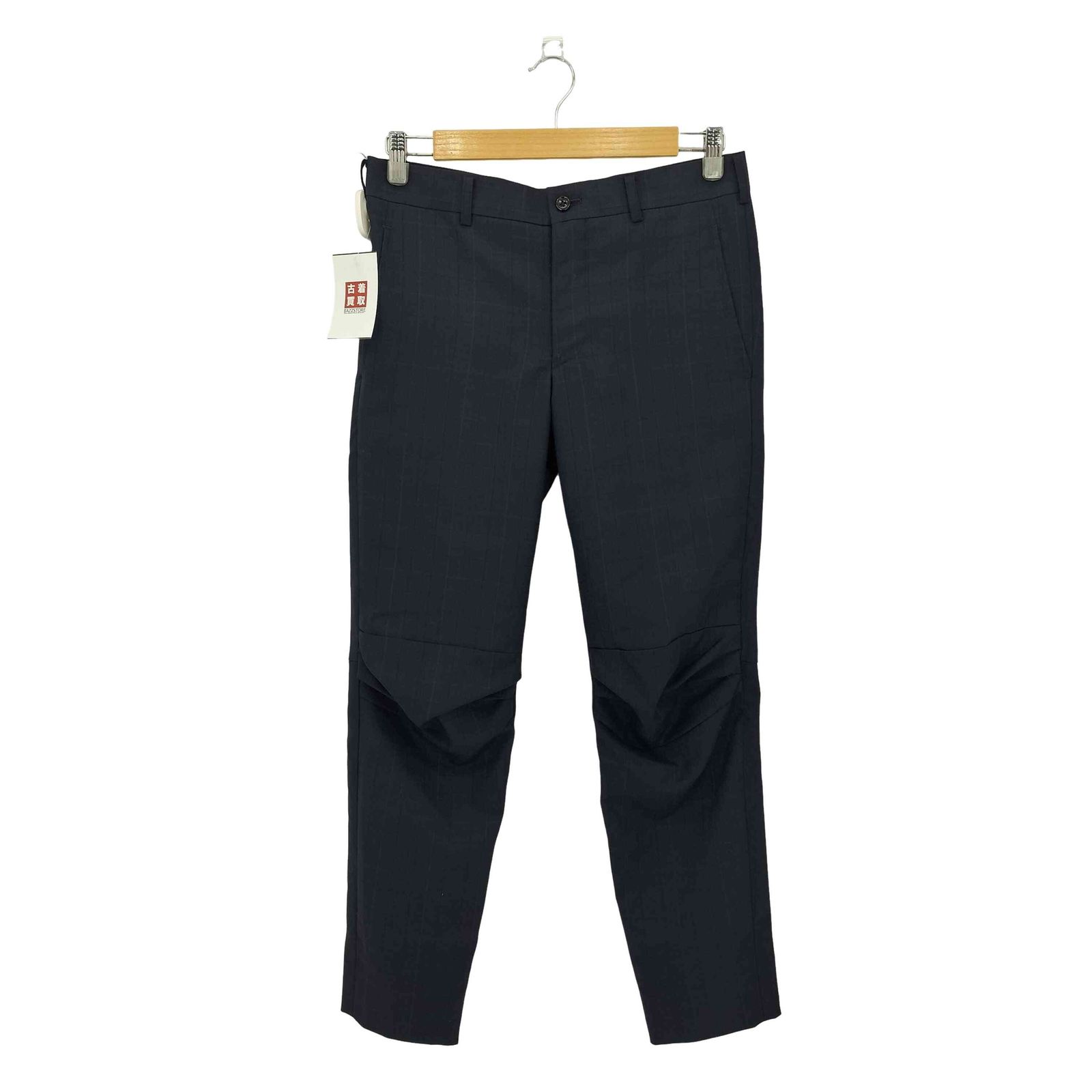 コムデギャルソンオムプリュス COMME des GARCONS HOMME PLUS ウールチェック柄 デザイン スラックスパンツ メンズ JPN：XS