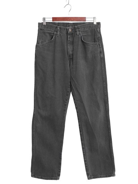 ラスラー ブラック デニム パンツ 実寸 31 29 / 古着 ラングラー ストレート テーパード ジーンズ ジーパン ボトムス レギュラーフィット