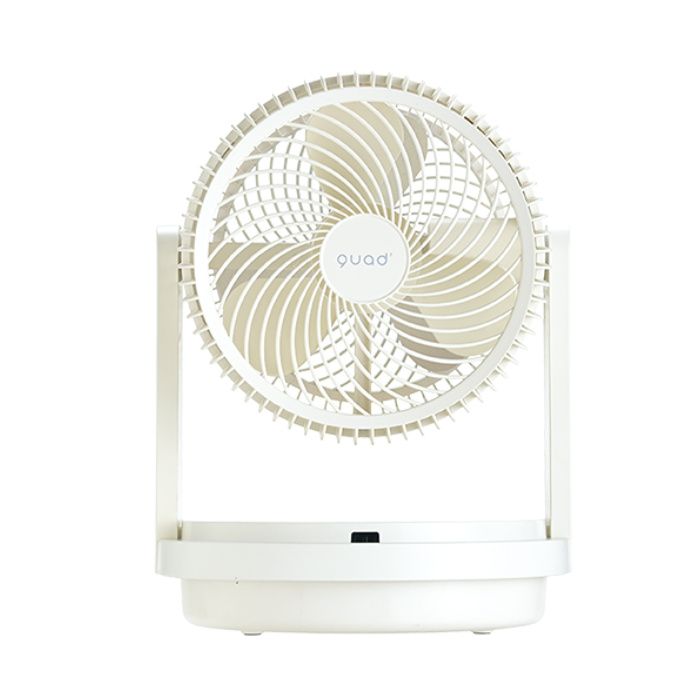 【新品】QUADS クワッズ ツインブレード3D DCサーキュレーター DUOAIR DC デュオエアDC QS506IV アイボリー