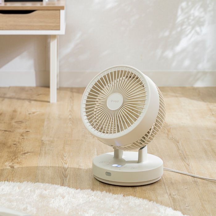 【新品】QUADS クワッズ 衣類乾燥360°DCサーキュレーター PUREAIR DRY DC ピュアエアドライDC QS505IV アイボリー