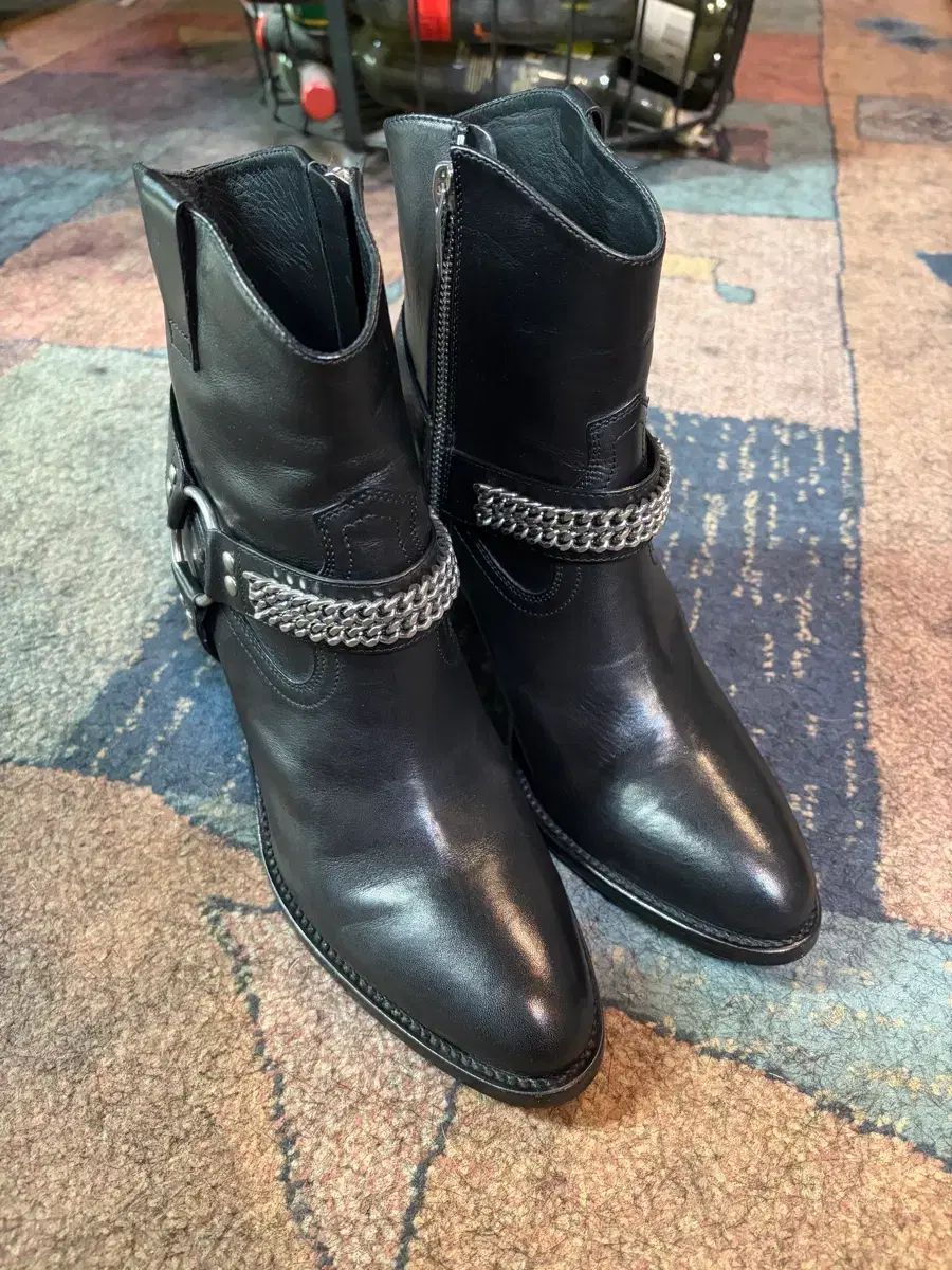 サンローラン チェーン ハーネス ヒール ブーツ size 39 (250-255)