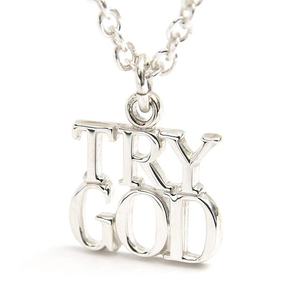 ティファニー ペンダント レディース TRY GOD チャーム チェーン付 トライゴッド スターリングシルバー TIFFANY SV925 中古