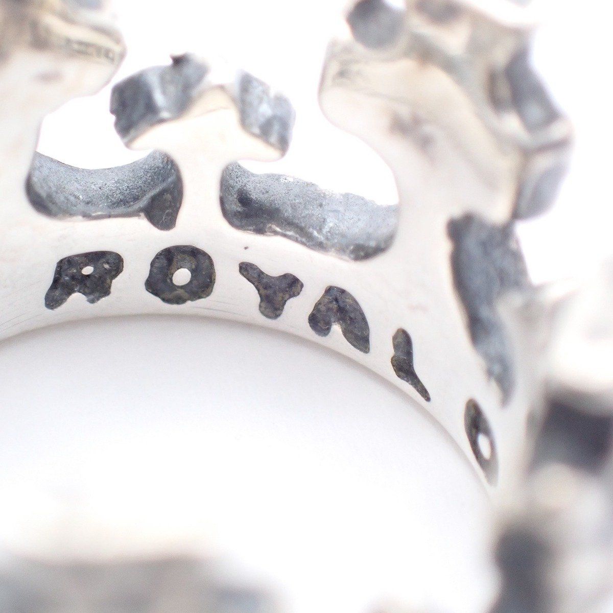 ROYAL ORDER ロイヤルオーダー クラウン リング 指輪 シルバー925 10号 