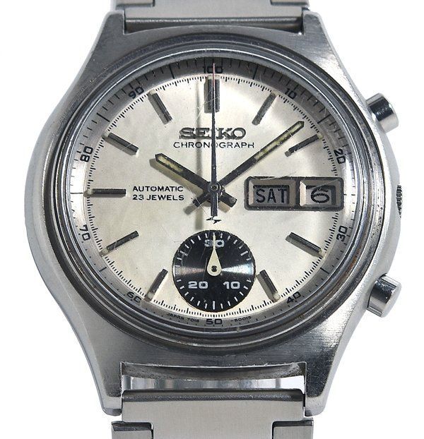 SEIKO セイコー パンダ Ref.7018-8001 クロノグラフ 自動巻き メンズ
