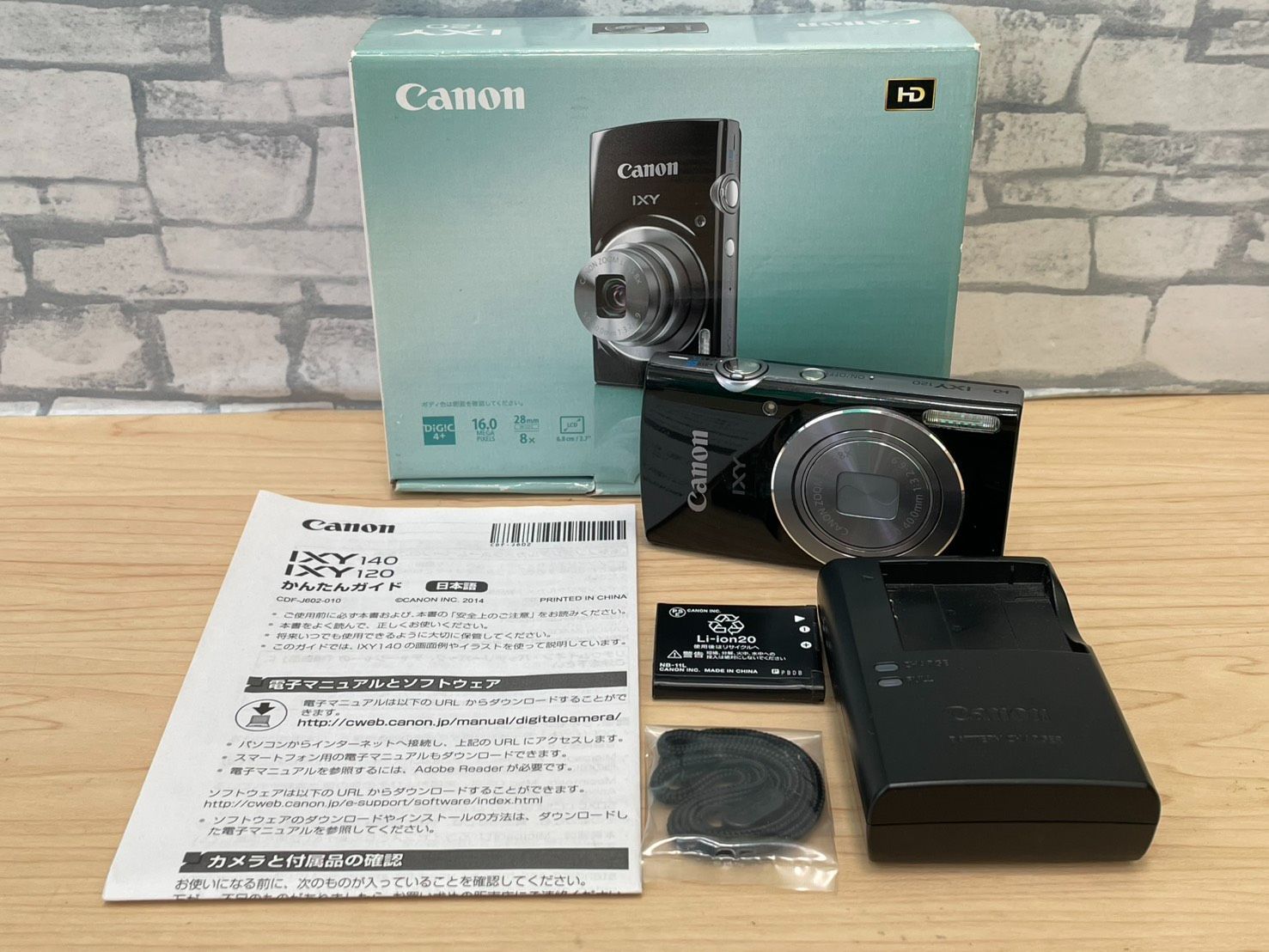 豊】美品 Canon キャノン IXY 120 ブラック デジカメ コンデジ 動作