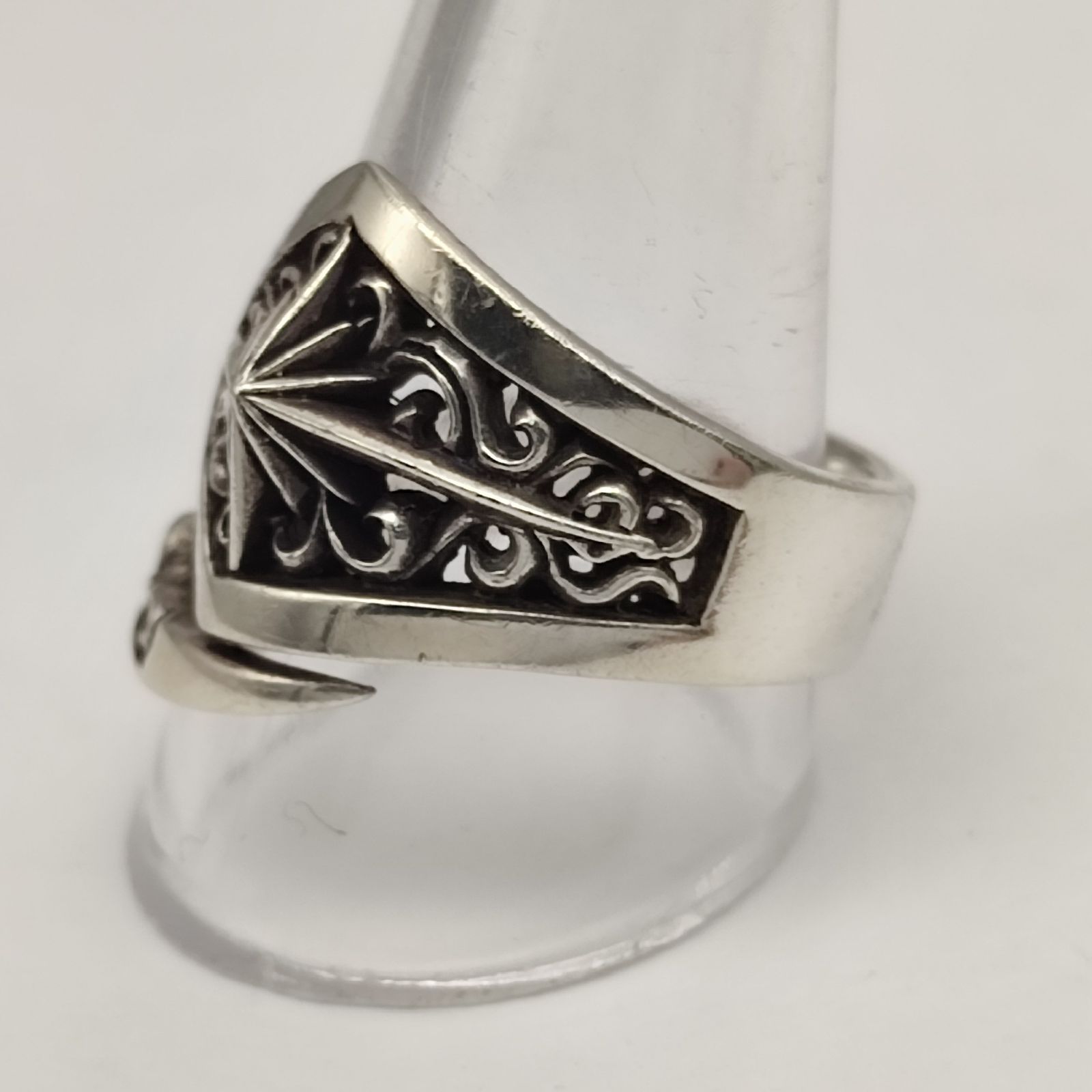 美品】SAAD サード アラベスク サンシンボル リング シルバー925 24号