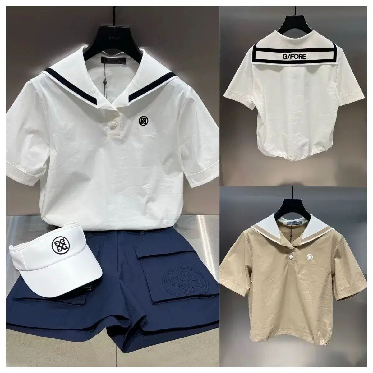 (当日配送)G/FORE ゴルフウェア セーラー カラ 半袖