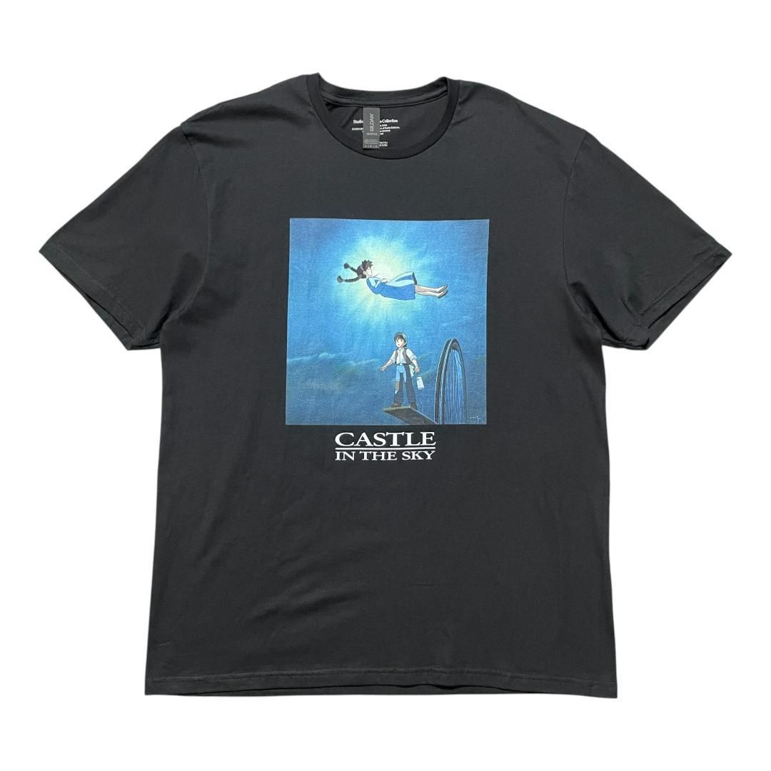 海外版 公式 オフィシャル スタジオジブリ 映画 Castle in the Sky 天空の城ラピュタ シータ パズー Tシャツ メンズXL 宮崎駿 BA4158