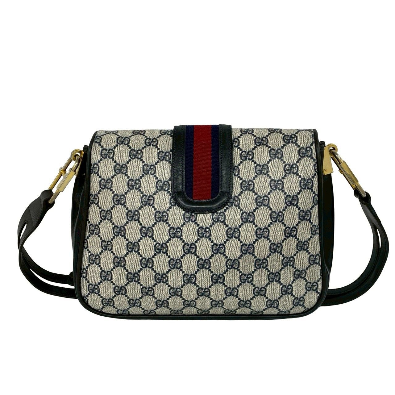 極 美品 GUCCI グッチ オールドグッチ ヴィンテージ シェリーライン GG