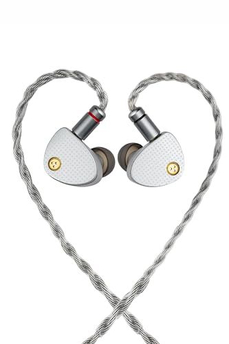 水月雨 MoonDrop Aria 2 イヤホン 全シーン対応のプロ仕様HIFIイヤホン カナル型 3.5mm/4.4mm セラミックコーティング複合振動膜 0.78mm2pinコネクタデザインJu