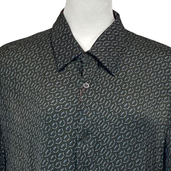 □ ドリスヴァンノッテン DRIES VAN NOTEN バックブリーチ加工 総柄