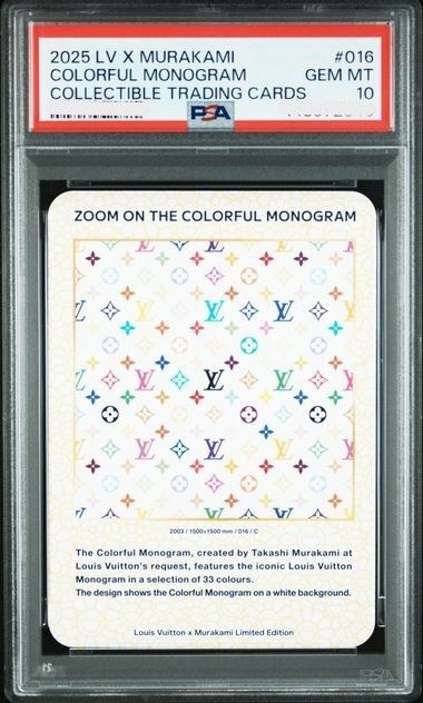 PSA10】 LOUIS VUITTON X MURAKAMI COLLECTIBLE TRADING CARDS #016