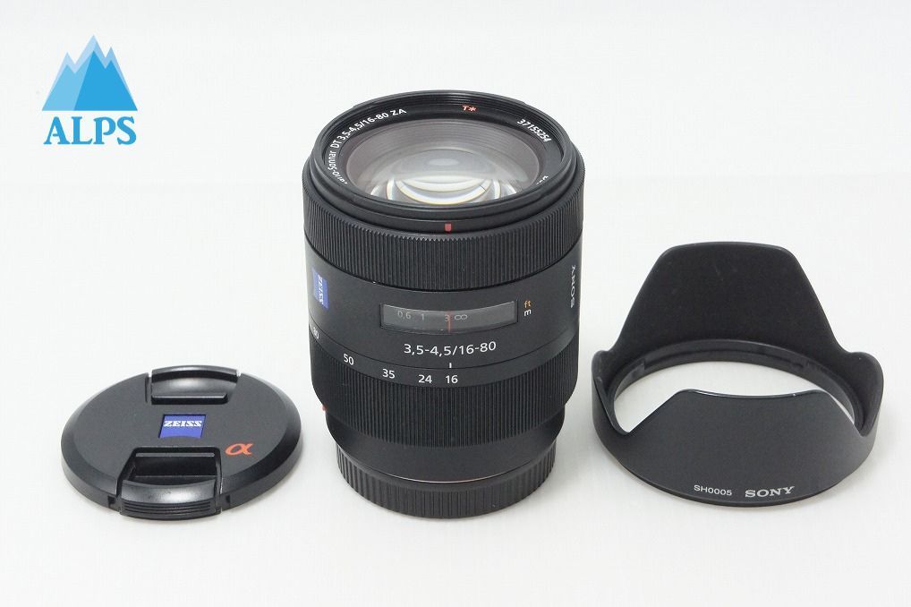 良品 SONY Vario-Sonnar T* DT 16-80mm F3.5-4.5 ZA SAL1680Z MINOLTA αマウント APS-C ズームレンズ フード付 260605f 17,005円