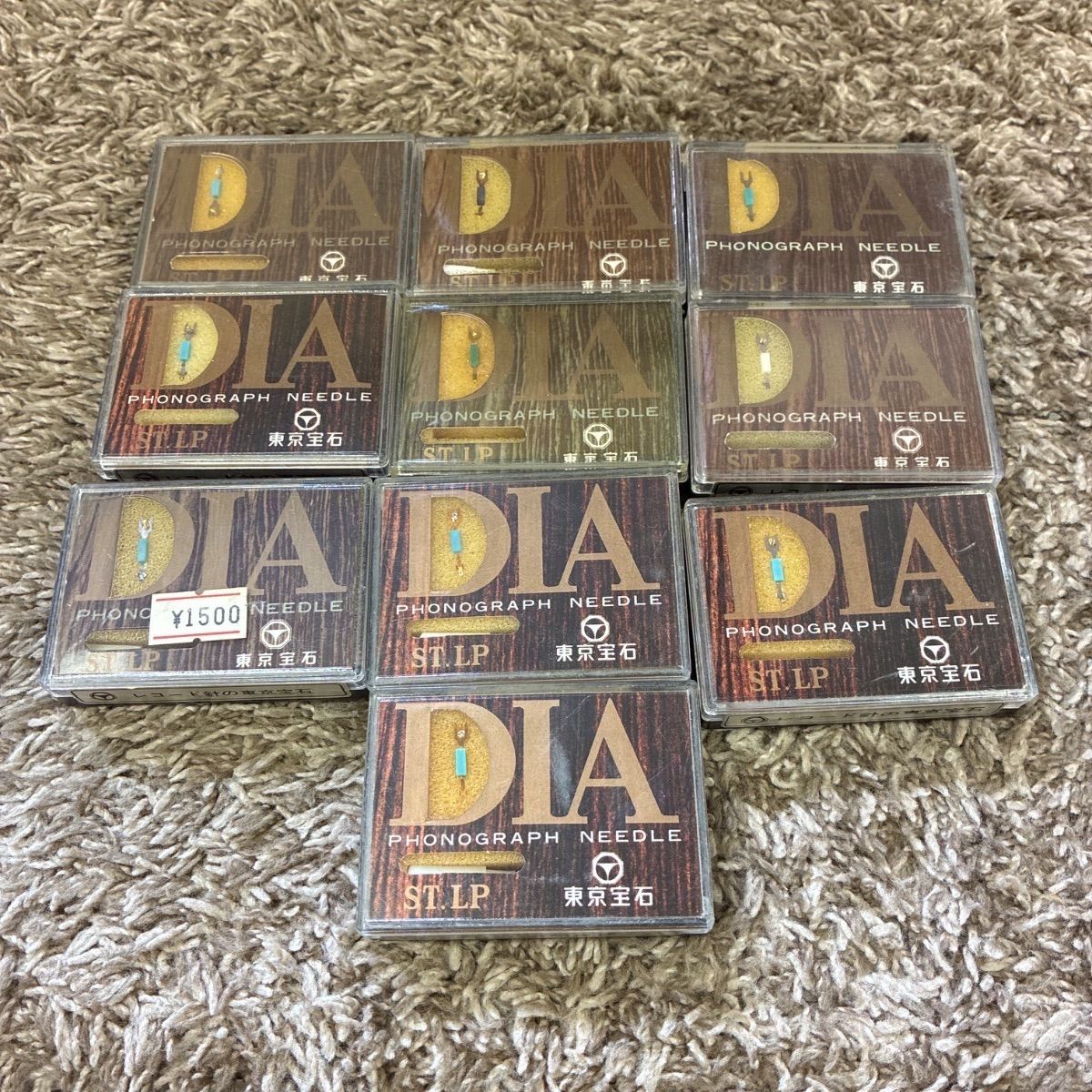 未使用品東京宝石 DIA PHONOGRAPH NEEDLE ST.LP TD-4ST 10個セット