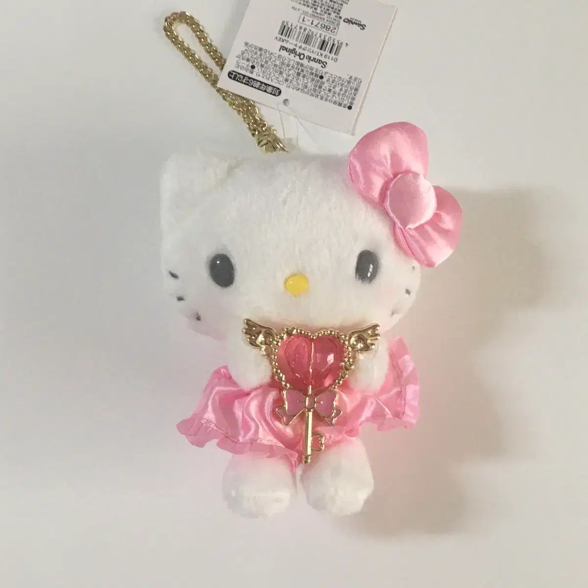 サンリオ ハローキティ ハートキー 魔法少女 ハート バッグチャーム マスコット ぬいぐるみ
