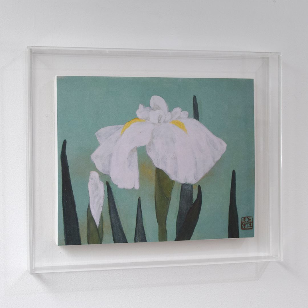 [ Format F1、P1、M1 ] 　【 prèdoux b 】　Un cadre en acrylique transparent où les vis ne sont pas visibles, même vu de côté.