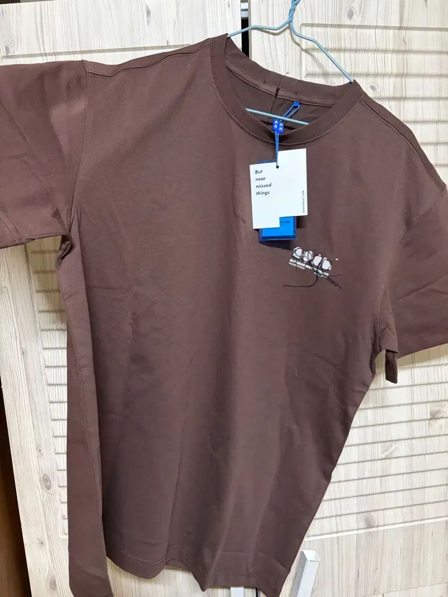 ADER ERROR アーダーエラー ブラウン 半袖 Tシャツ