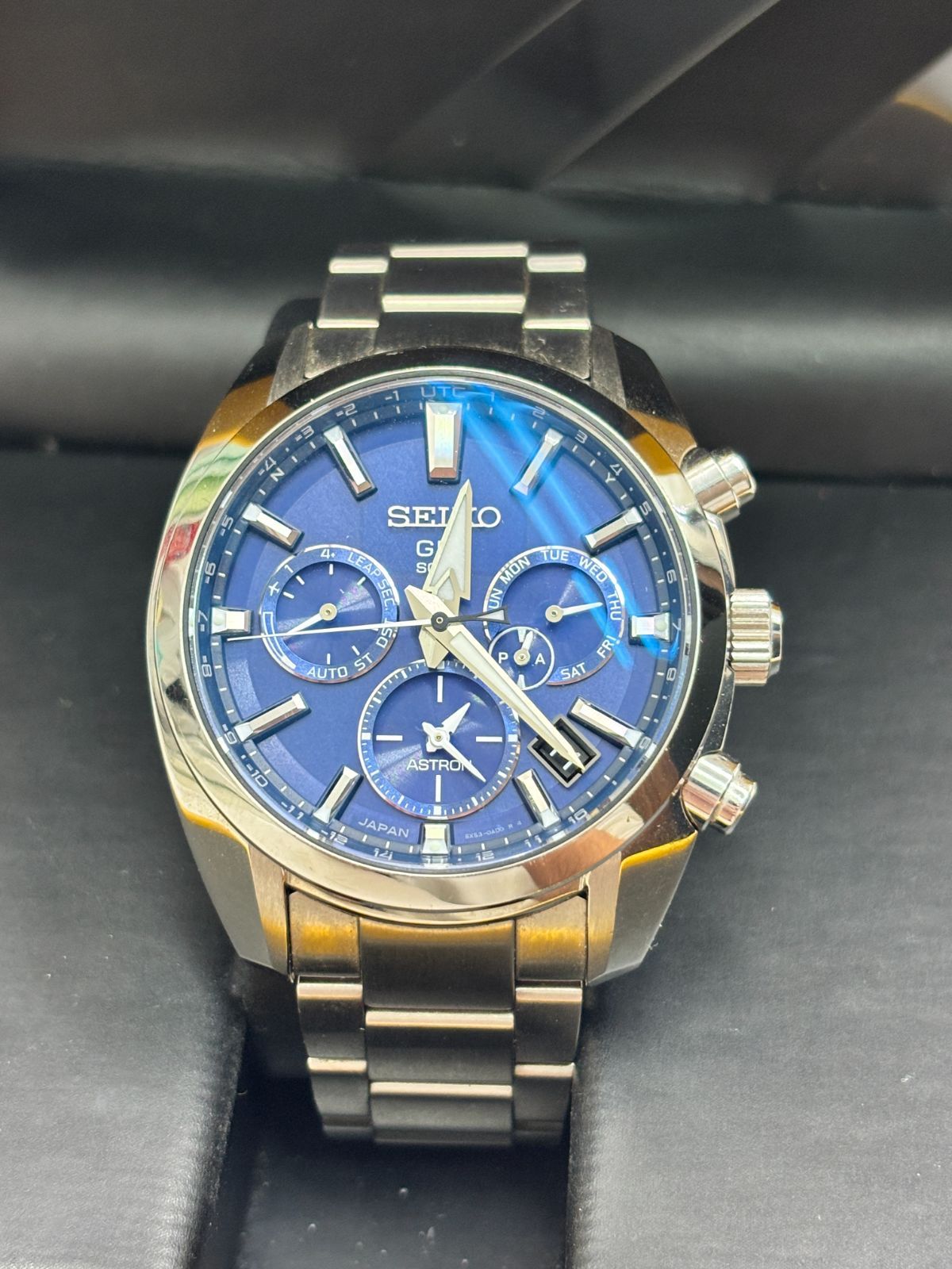 N【稼働品】SEIKO アストロン 5Xシリーズ GPSソーラー機能 デュアルタイム表示