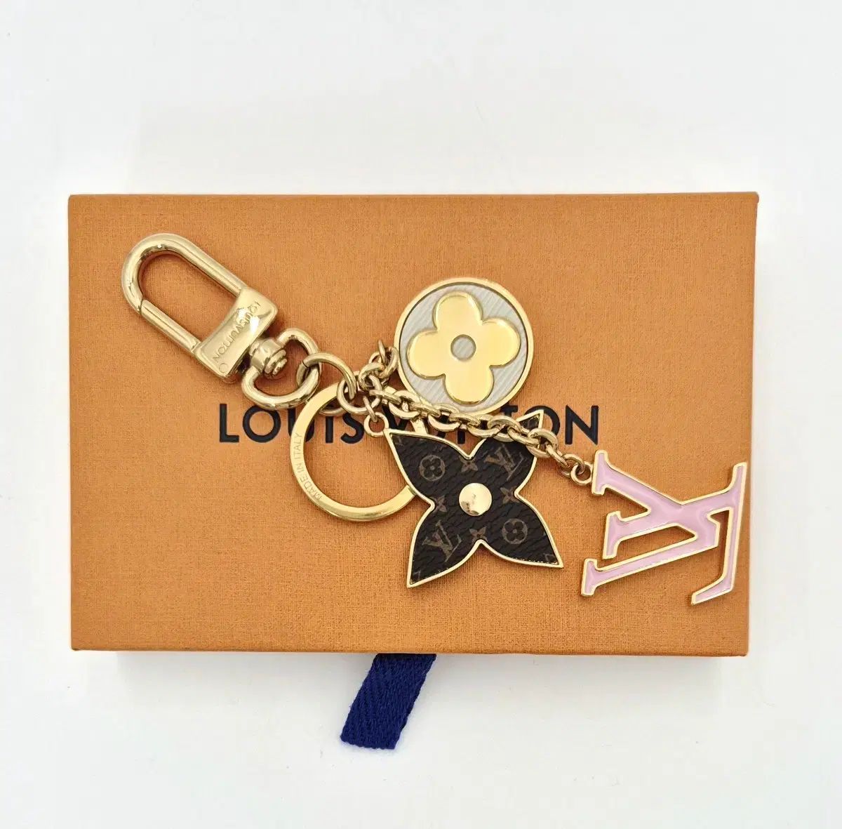 中古ブランドセレクト Louis Vuitton ストリート バッグチャーム キーホルダー M01187