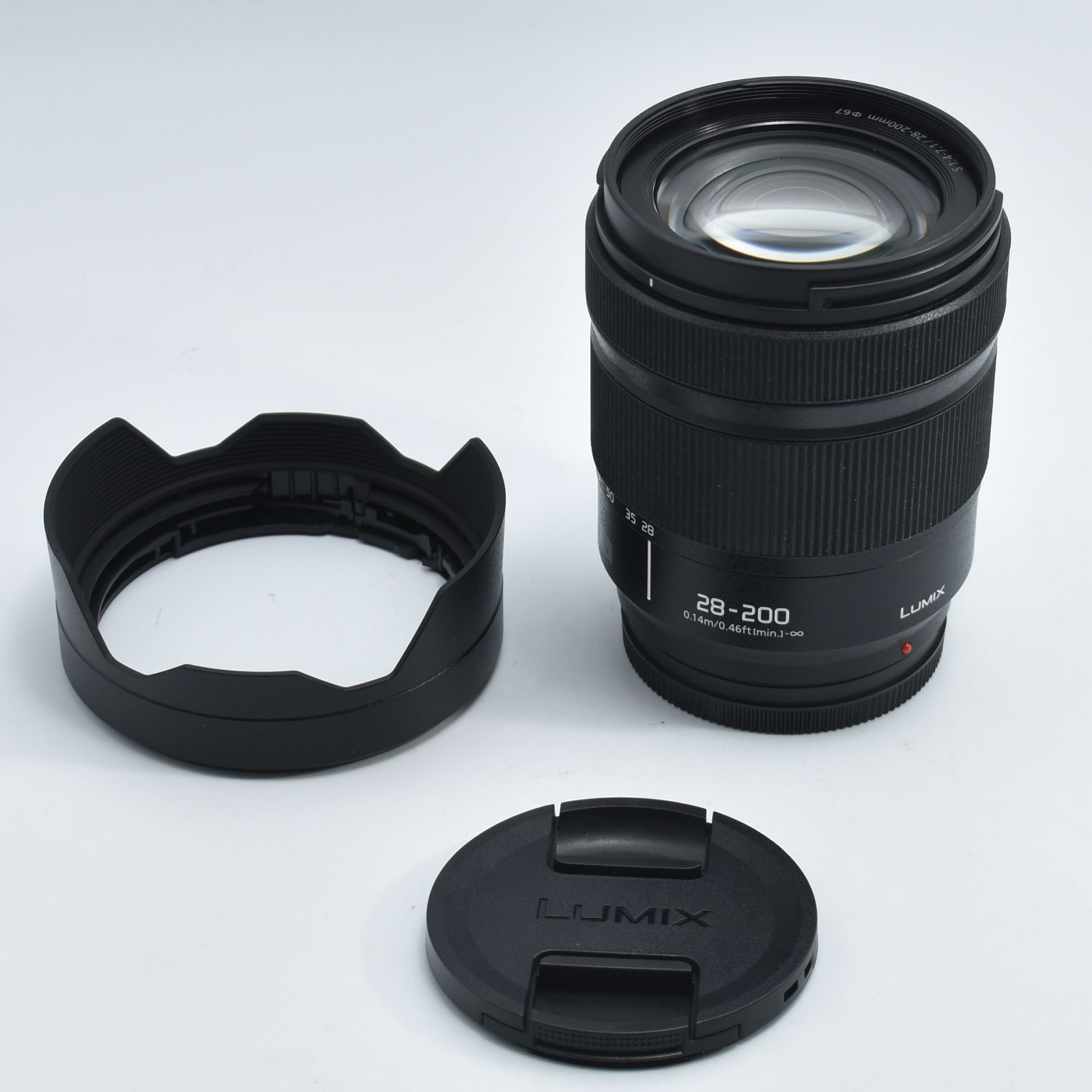 B#12634 T パナソニック(Panasonic) 高倍率ズームレンズ フルサイズミラーレス一眼 Lマウントシステム用 ルミックス 小型・軽量 LUMIX S 28-200mm F4-7.1 ブラック S-R28200