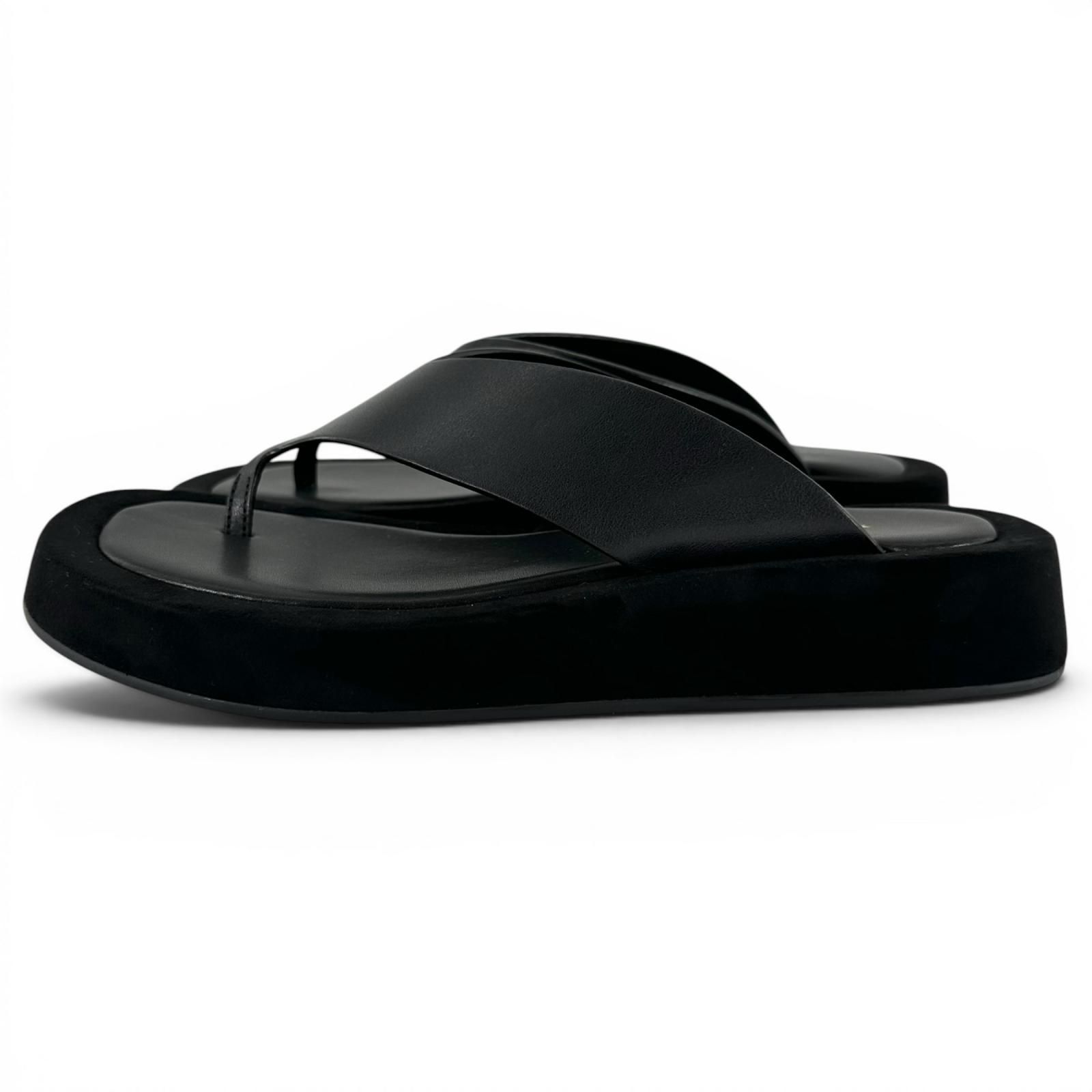 極美品△THE ROW ザロウ GINZA ギンザ レザー スウェードレザー
