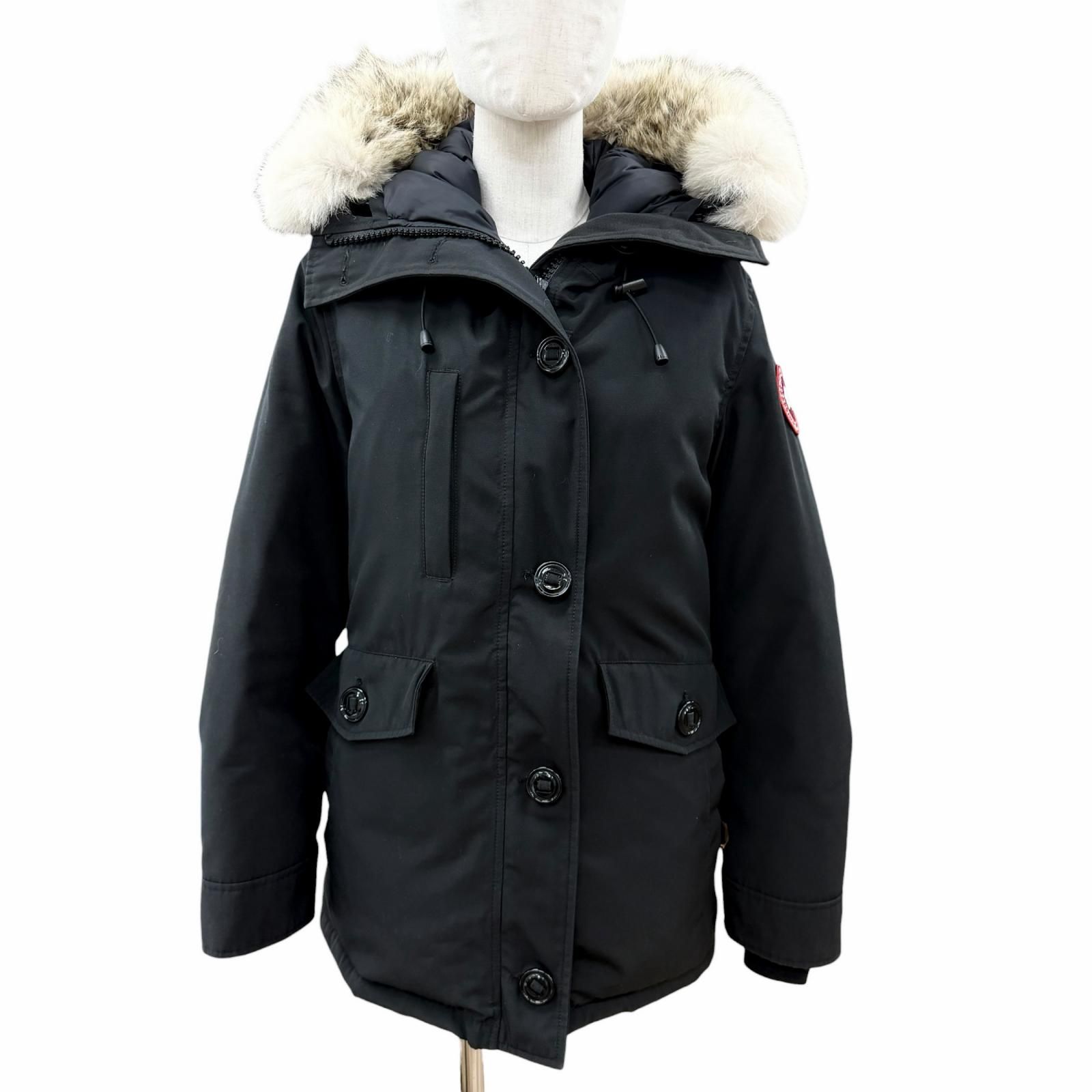 美品◇CANADA GOOSE カナダグース 2300JL CHARLOTTE PARKA ロゴ 
