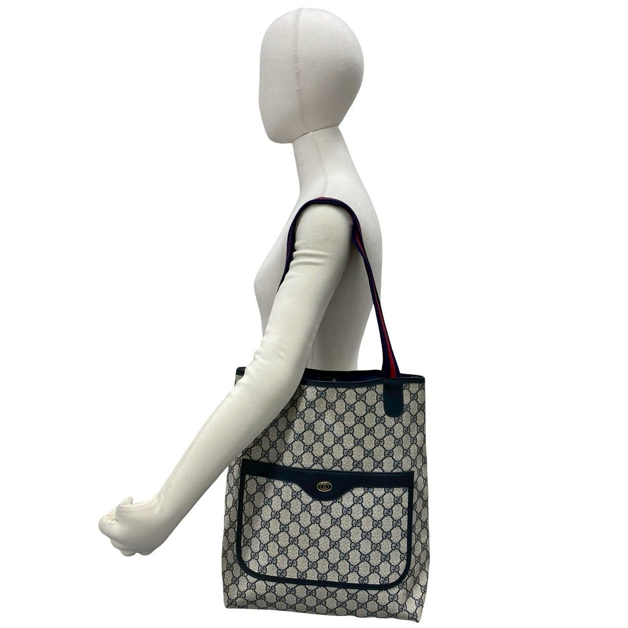 GUCCI グッチ シェリーライン ヴィンテージロゴ ウエストバッグ 中古品 極 美品 GUCCI グッチ オールドグッチ ヴィンテージ シェリーライン GG
