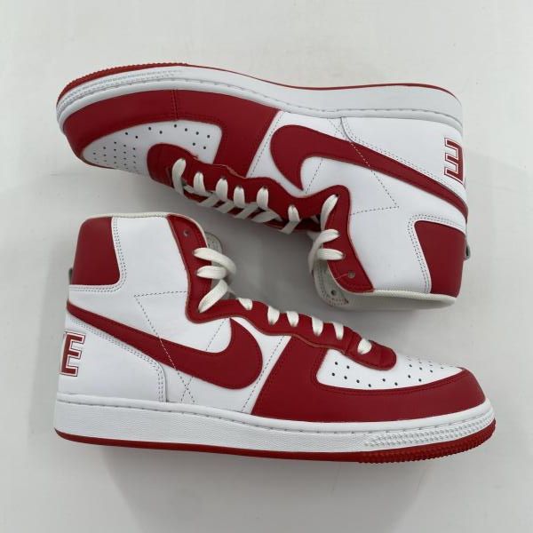 中古】NIKE Terminator High University Red and White スニーカー