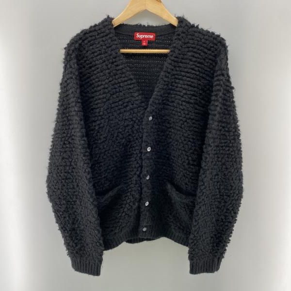【中古】Supreme 24AW Textured Knotted Cardigan サイズM ブラック シュプリーム[24]
