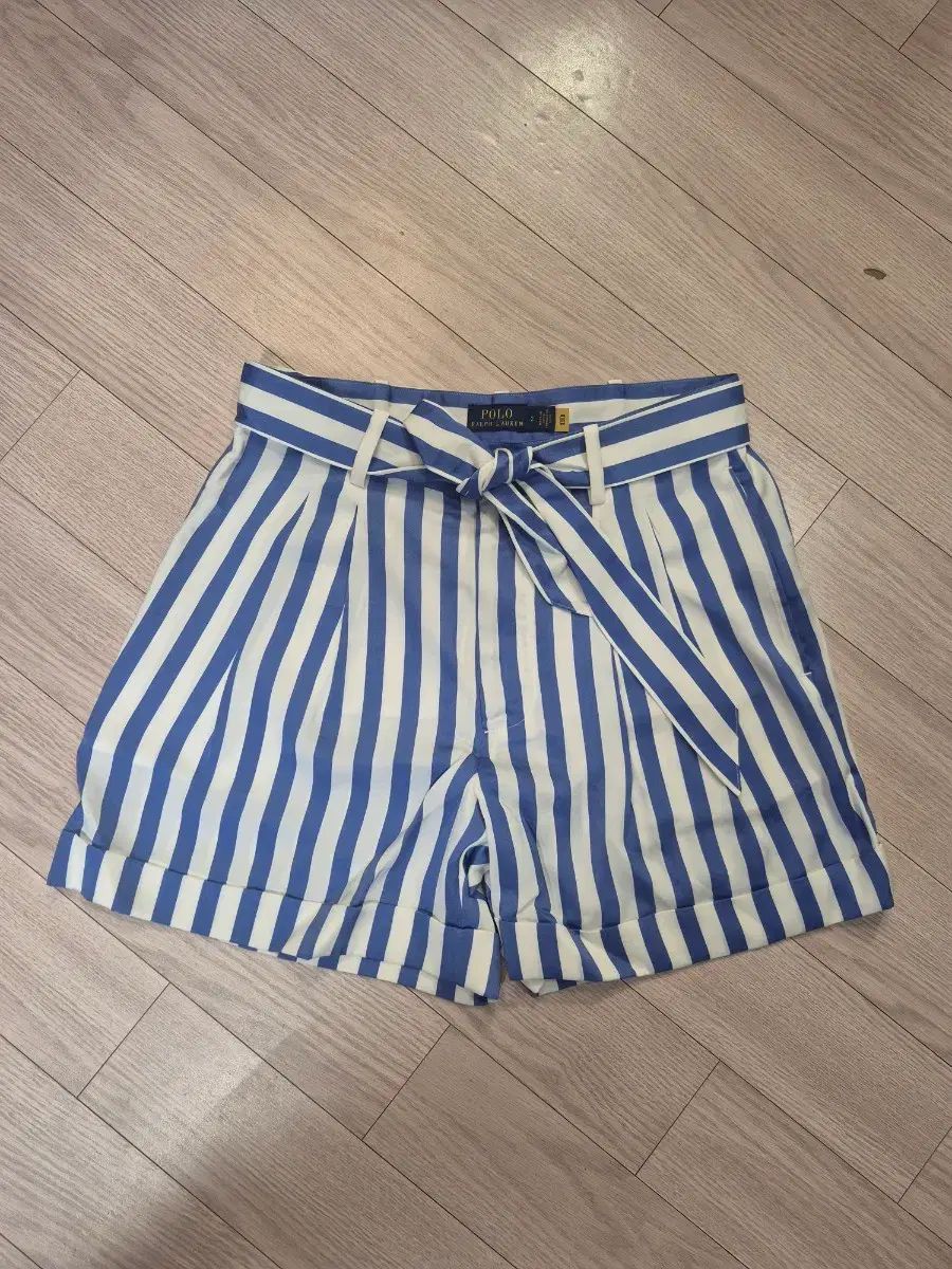 (新品)ポロ レディース ストライプ サテン パンツ (2サイズ)