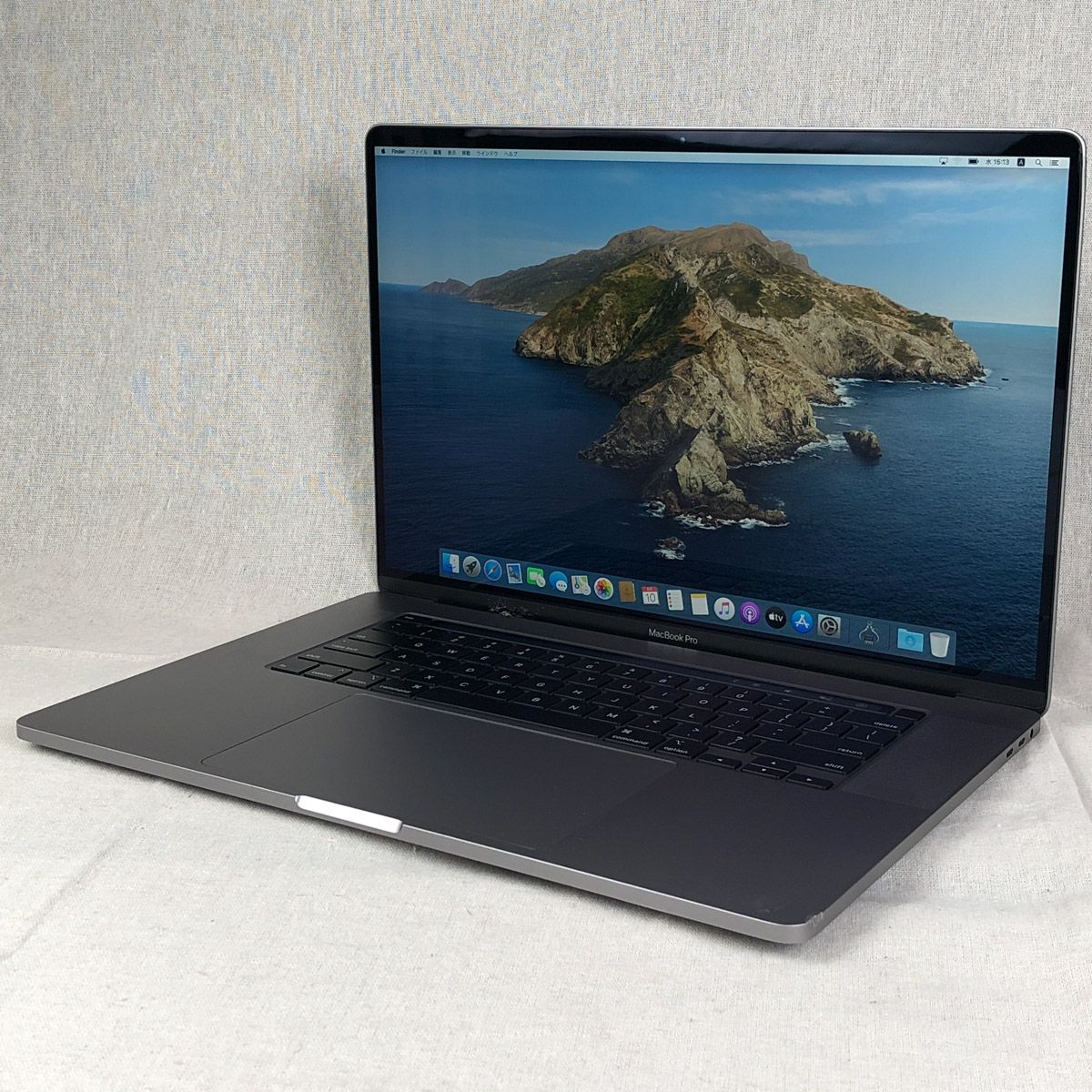 ◆ジャンク品・本体のみ◆Apple MacBook Pro (16インチ 2019)【Radeon Pro 5300M・i7・16GB・512GB】★フレーム割れ 他 A2141 EMC3347/mb-junk-261179（506865）