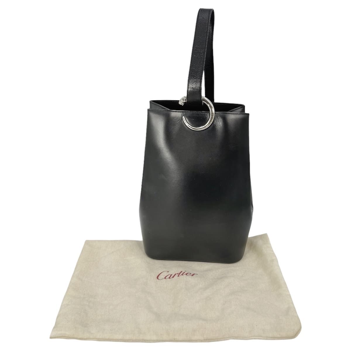 Cartier カルティエ ワンショルダーバッグ パンテール ブラック