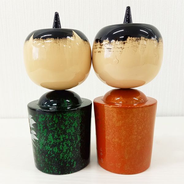 伝統こけし 伝統工芸 民芸品 輪島塗 梅山作 2点セット #m00449 - メルカリ