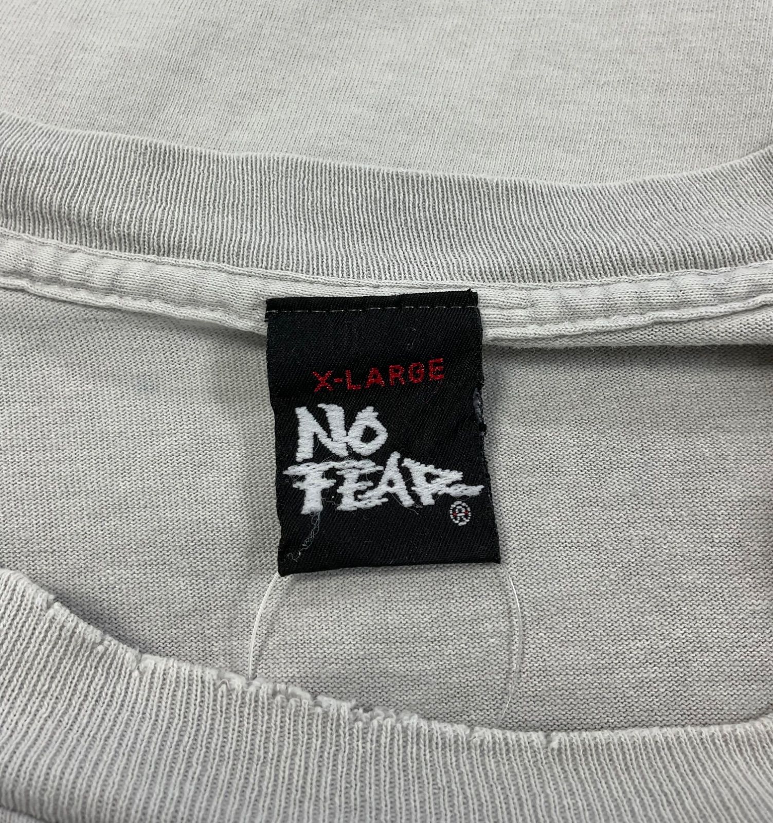 NO FEAR ノーフィアー Tシャツ フットボール 両面プリント 90s 