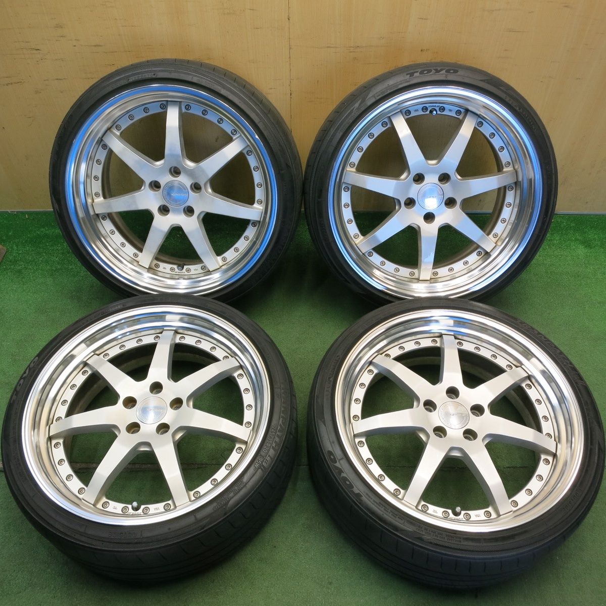 4本価格★WORK GNOSIS GS3-SR 245/35R20 トーヨー トランパス LuⅡ ワーク グノーシス 20インチ PCD114.3/5H★6053002HAノ
