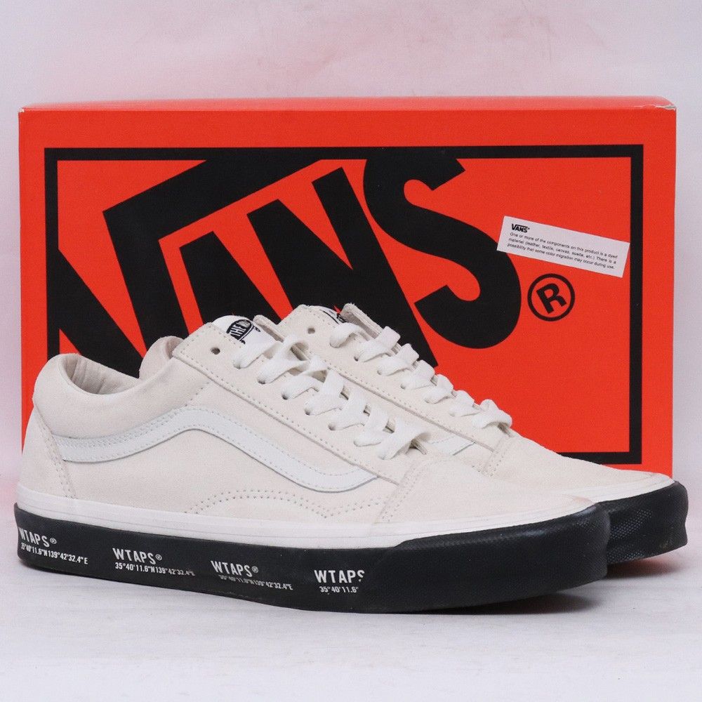 27cm VANS × WTAPS OG Old Skool LX ローカットスニーカー ホワイト