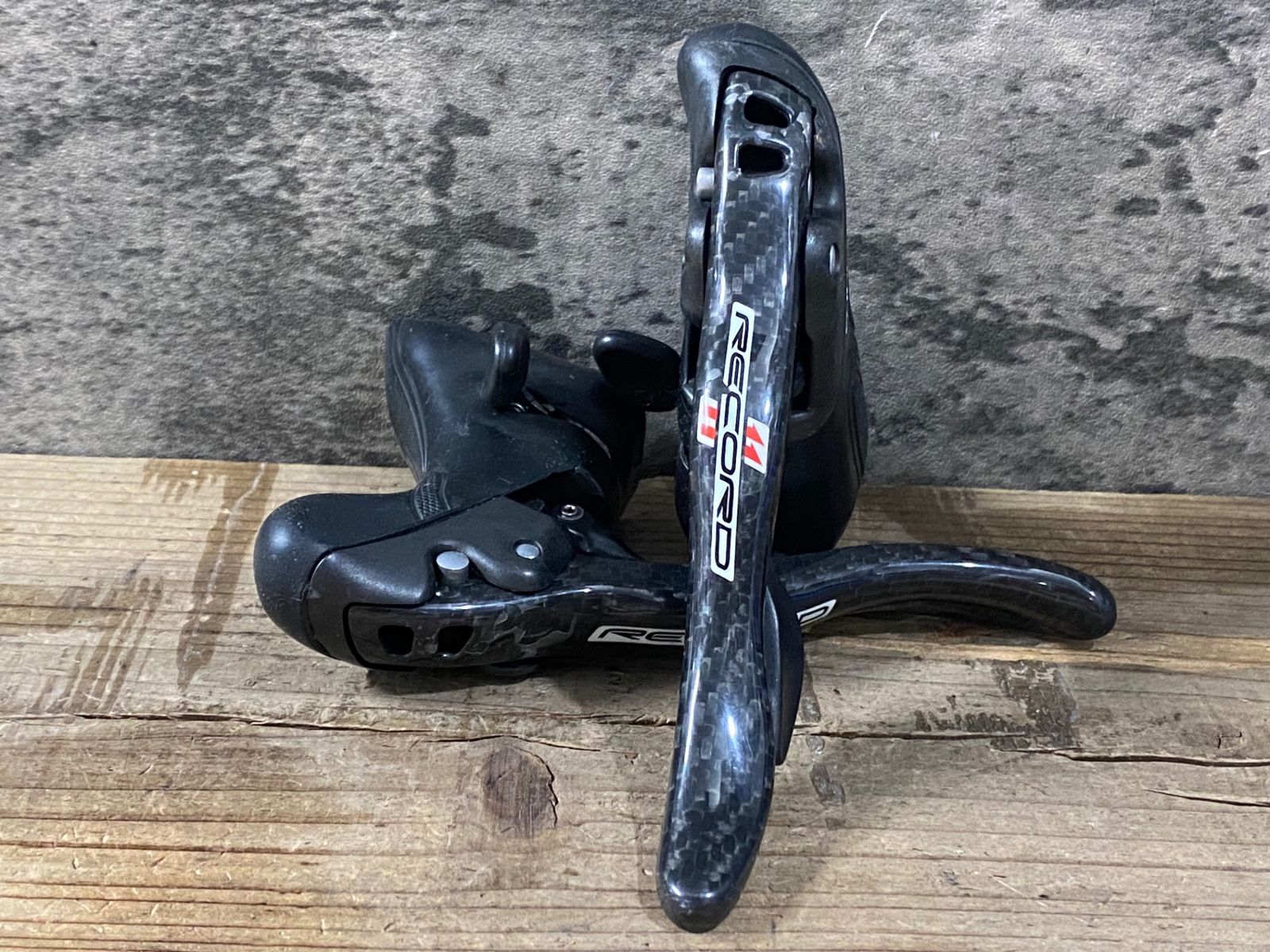 KB993 カンパニョーロ Campagnolo レコード RECORD エルゴレバー 2×11S ※左レバー変速不良の為ジャンク